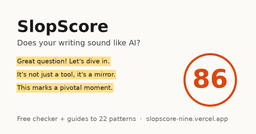 SlopScore logo