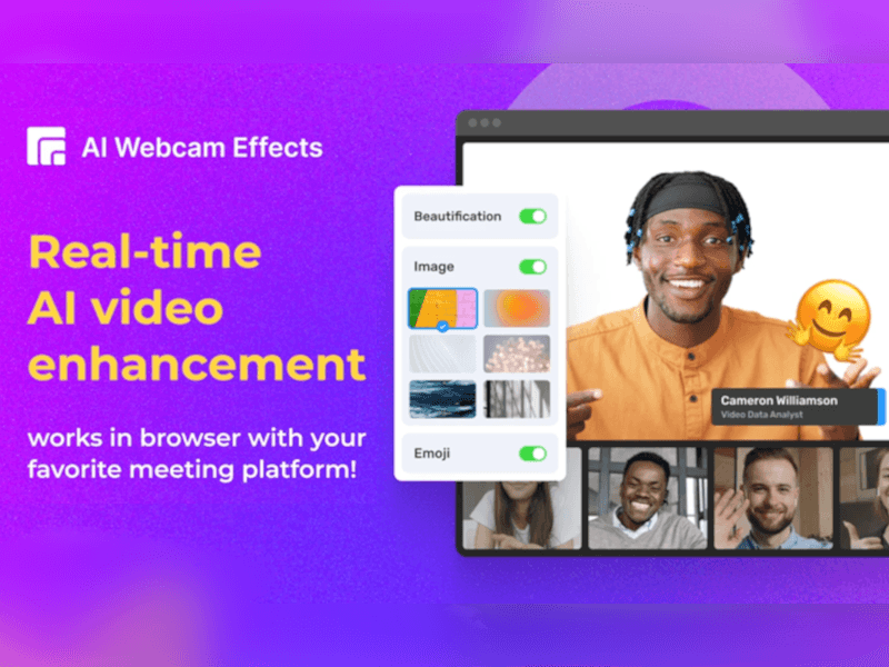AI Webcam Effects