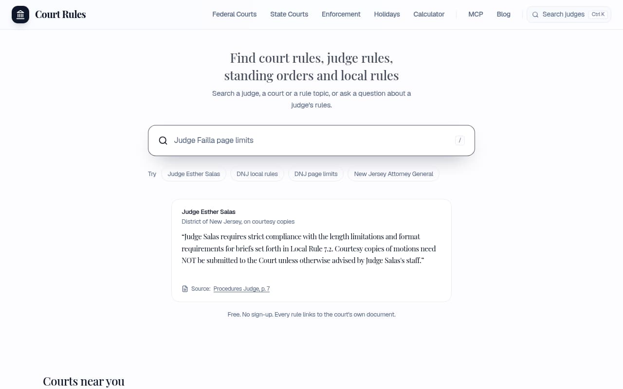 Court Rules