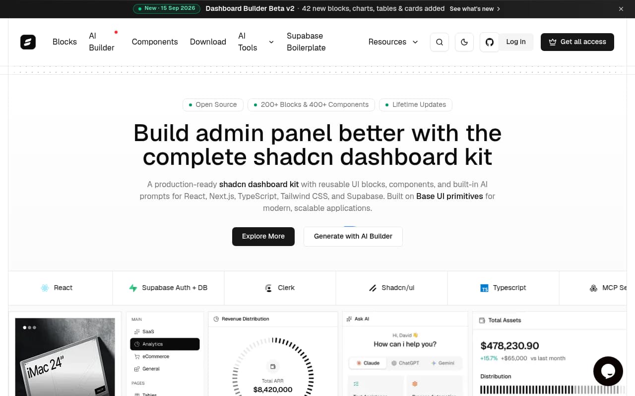 Shadcn Dashboard