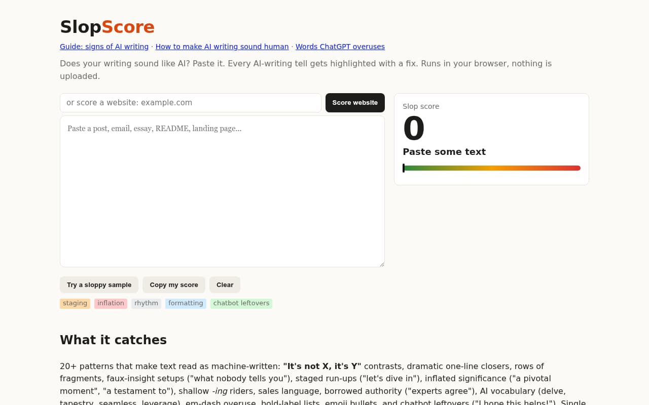 SlopScore